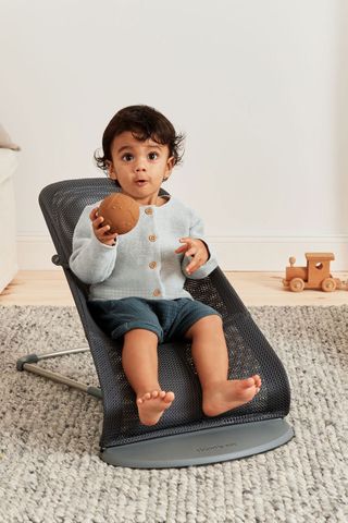 Sitteri, Bliss, Cotton, Antrasiitinharmaa BabyBjörn - Babyshop