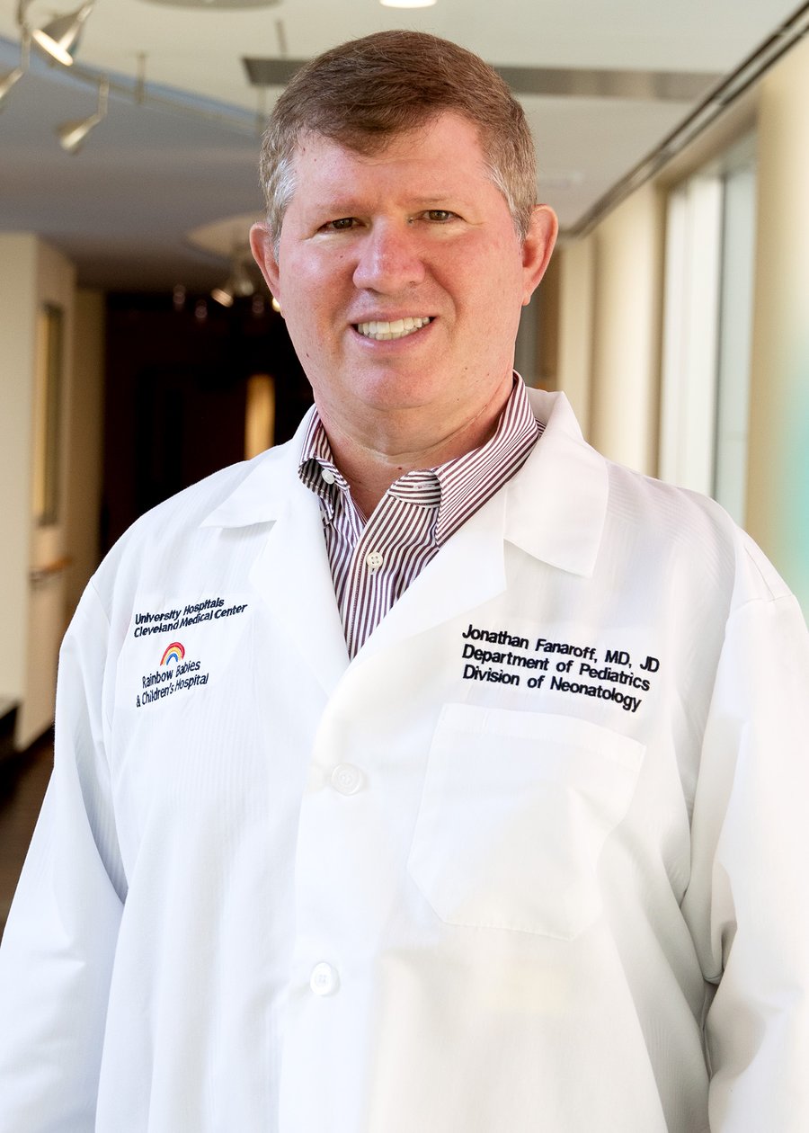 Closeness shapes the bond between parent and baby. Dr. Jonathan Fanaroff, professor of pediatrics in the Division of Neonatology at UH Rainbow Babies and Children’s Hospital in Cleveland