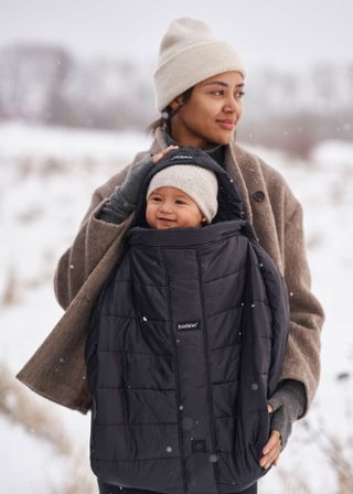 Keep baby warm with our Baby Carrier Covers BabyBjorn