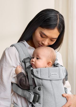 Baby Carrier Harmony in Light gray Woven Mélange - BabyBjörn