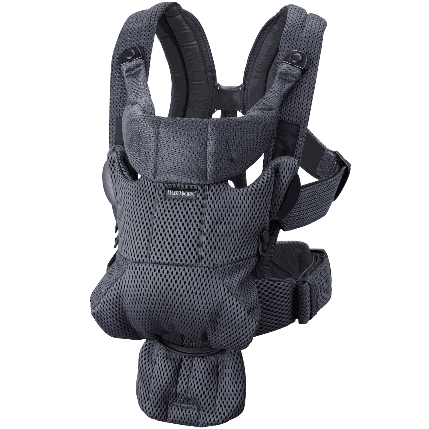 Mochila Porta Bebé Move - Antracita / Malla 3D