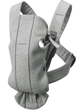 MOCHILA DE PORTEO BEBE +3 MESES HASTA 20KG GRAY COLLET MOMI