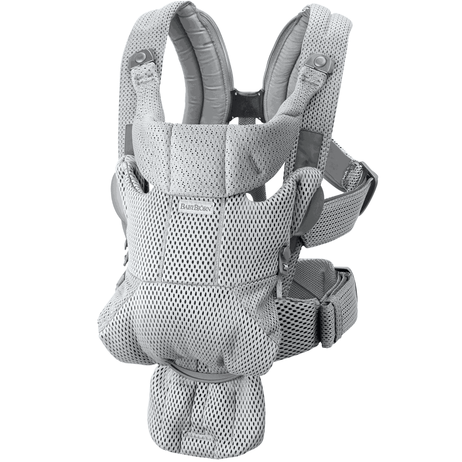 Mochila Porta Bebé Move - Gris / Malla 3D