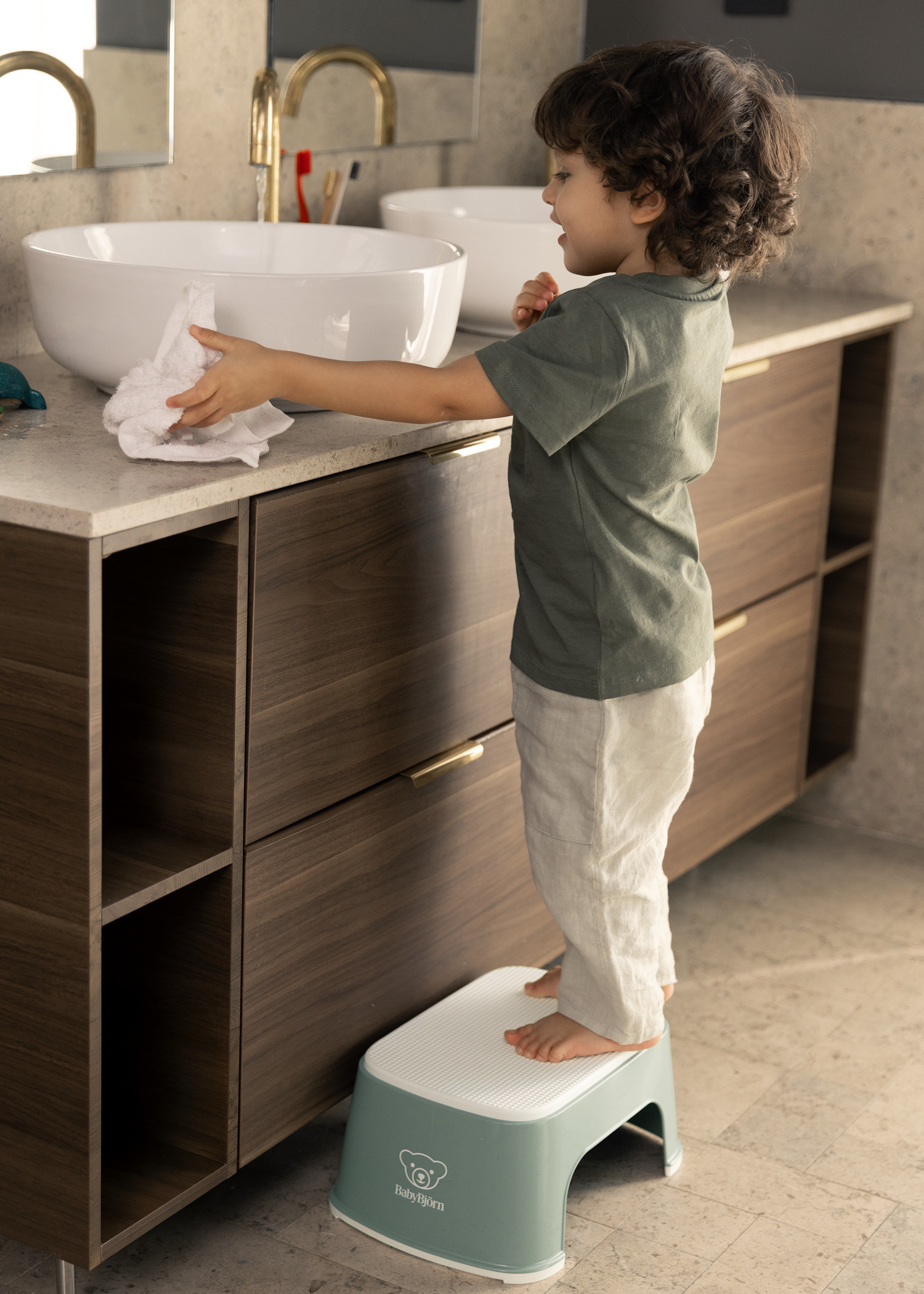 Sgabello per bambini, Scaletta per vasino per bambini, Sgabello per WC per bambini, Sgabello per WC multifunzione, Scaletta per bambini a doppio strato per bagno, camera da letto, lavello della cucina