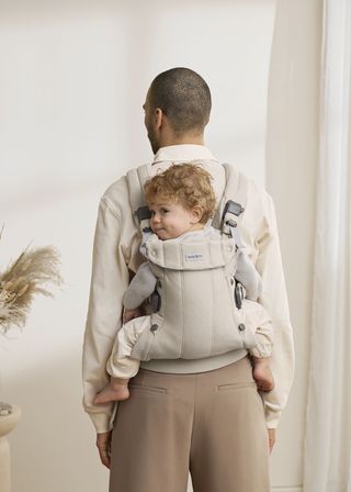 Baby Carrier Harmony in Light Beige Woven Mélange - BabyBjörn