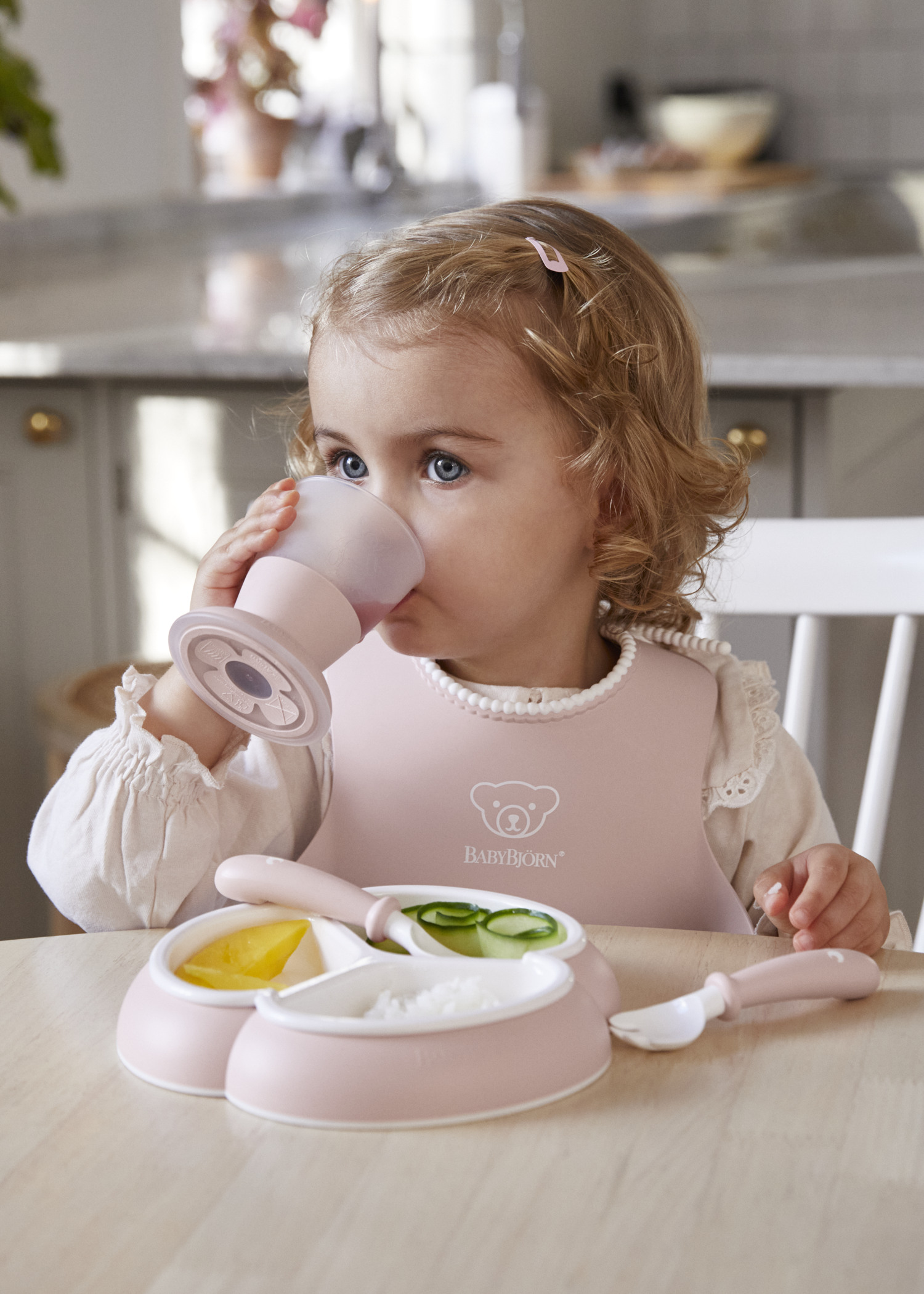 Ensemble repas, 8 pièces - Rose pastel (BabyBjörn) - Image 5