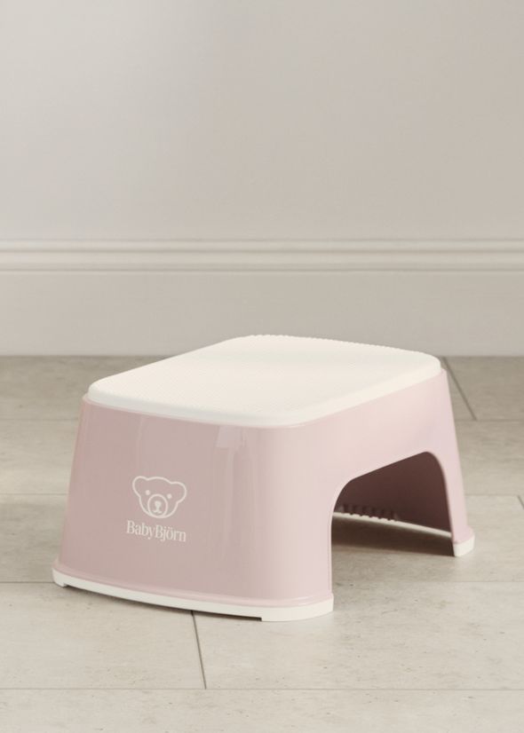 Step Stool Powder pink/White BabyBjörn