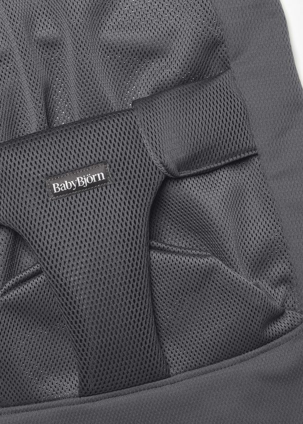 Fabric seat for bouncer Begin in Dark grey airy mesh - BabyBjörn