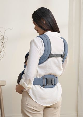 Baby Carrier Harmony in Blue Woven Mélange - BabyBjörn