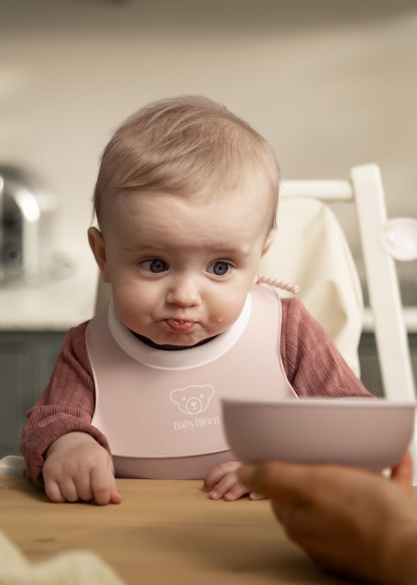 Small baby big 2 pack powder pink/gray - Babybjörn