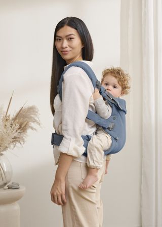 Baby Carrier Harmony in Blue Woven Mélange - BabyBjörn