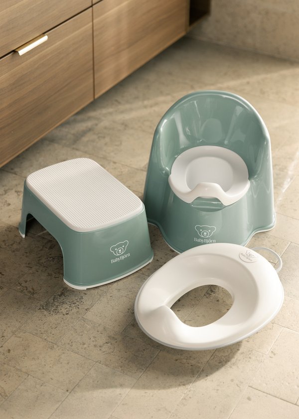 Kit complet toaleta BabyBjorn verde