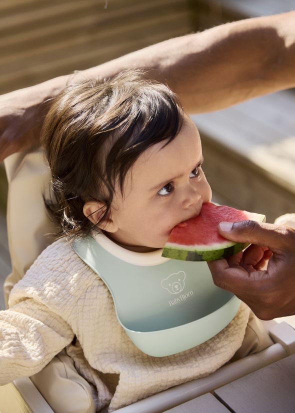 Small baby bib, time for taste portions - BabyBjörn