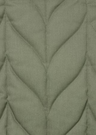 Bouncer Bliss in Dark green woven petal quilted cotton - BabyBjörn