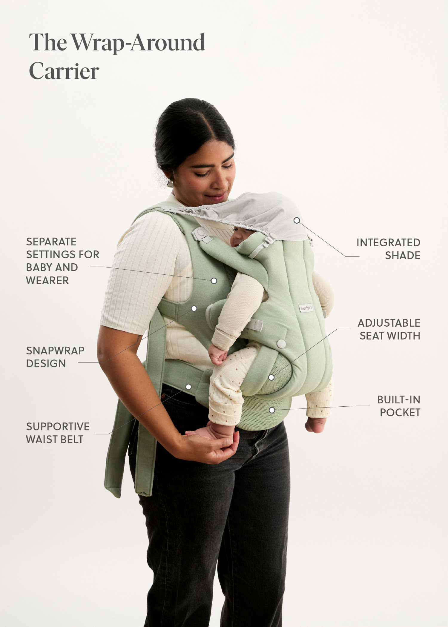 Baby Carrier Hold | Easy Wrap-Around Design | BabyBjörn