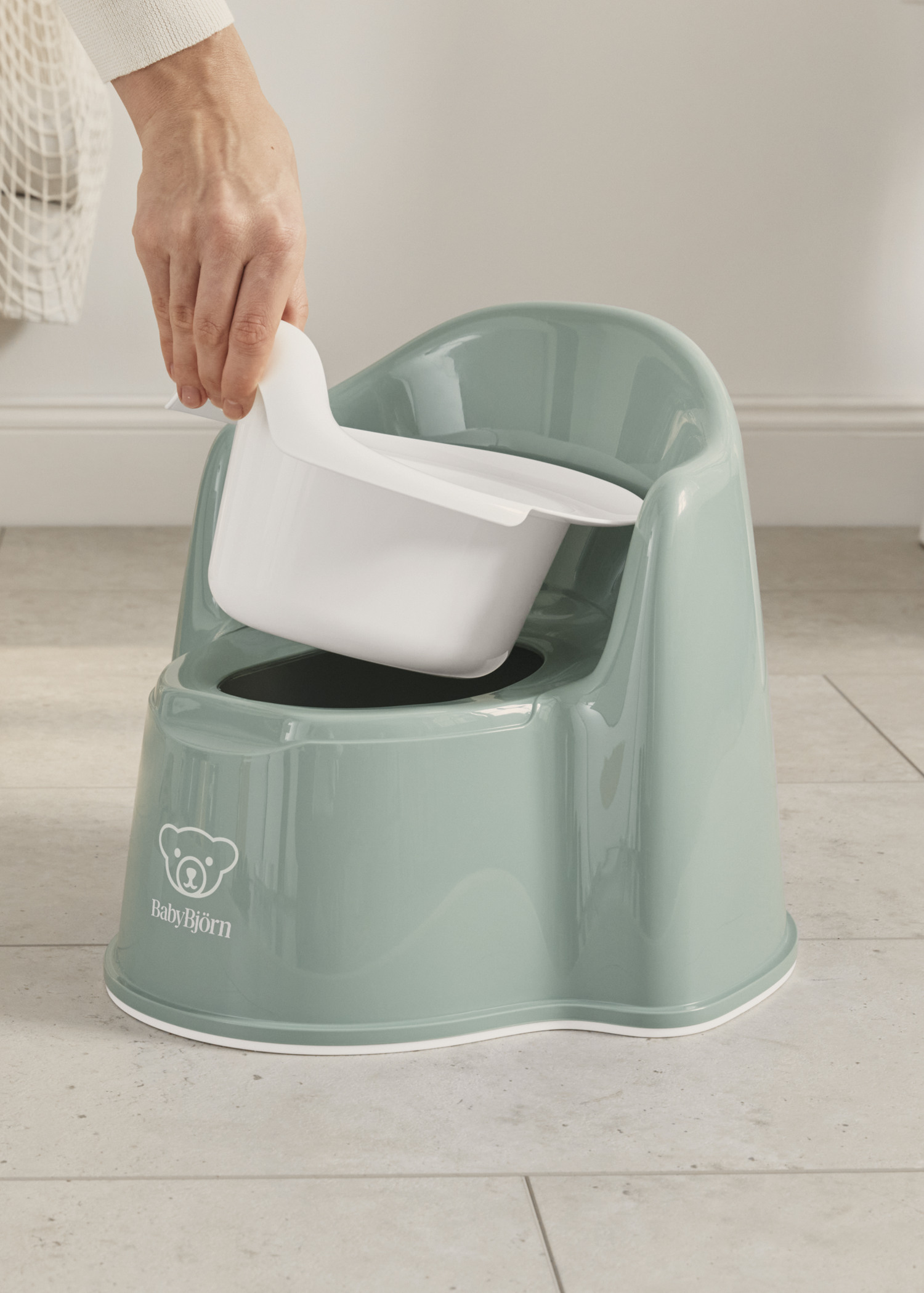 BABYBJÖRN ハイチェア ミントグリーン 055268-potty-chair-deep-green-