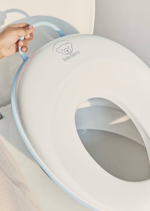 Toilet Training Seat White/Turquoise