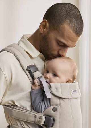 Baby Carrier Harmony in Light Beige Woven Mélange - BabyBjörn