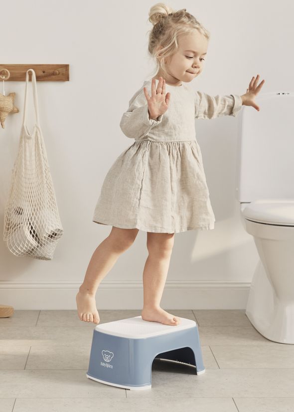 Step Stool Deep blue/White BabyBjörn