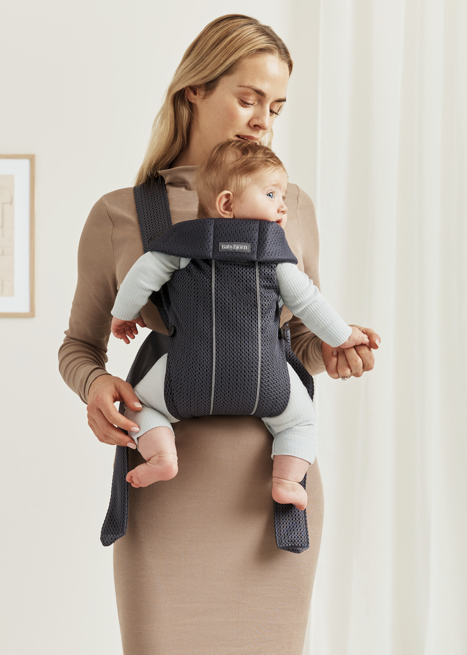 Porte-bébé Mini - Anthracite / Mesh 3D (BabyBjörn) - Image 2