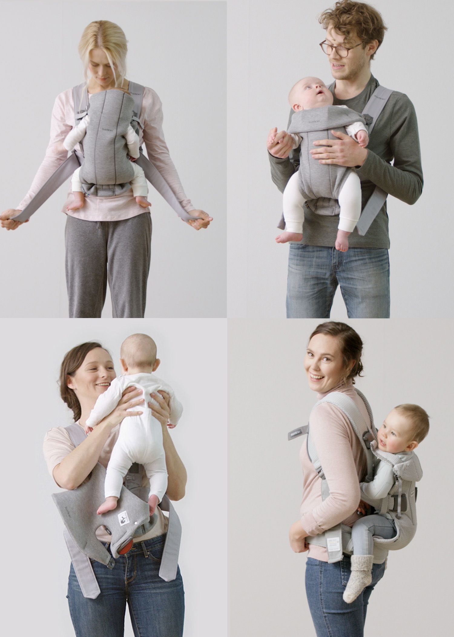 Baby-carrying positions explained - BabyBjörn