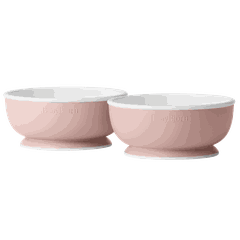 Baby Bowls 2-pack in Powder pink - BabyBjörn