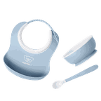 Baby Feeding spoon in Powder blue 2-pack - BabyBjörn
