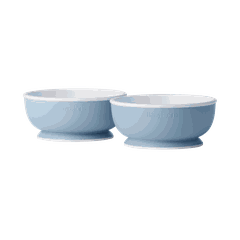 Baby Bowls 2-pack in Powder Blue - BabyBjörn