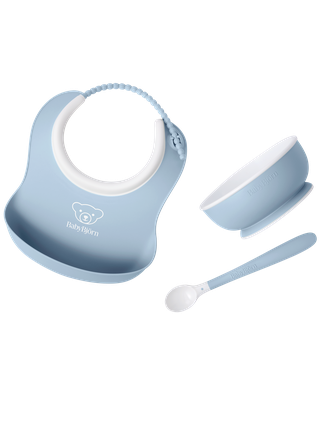 Baby Feeding set in Powder blue - BabyBjörn