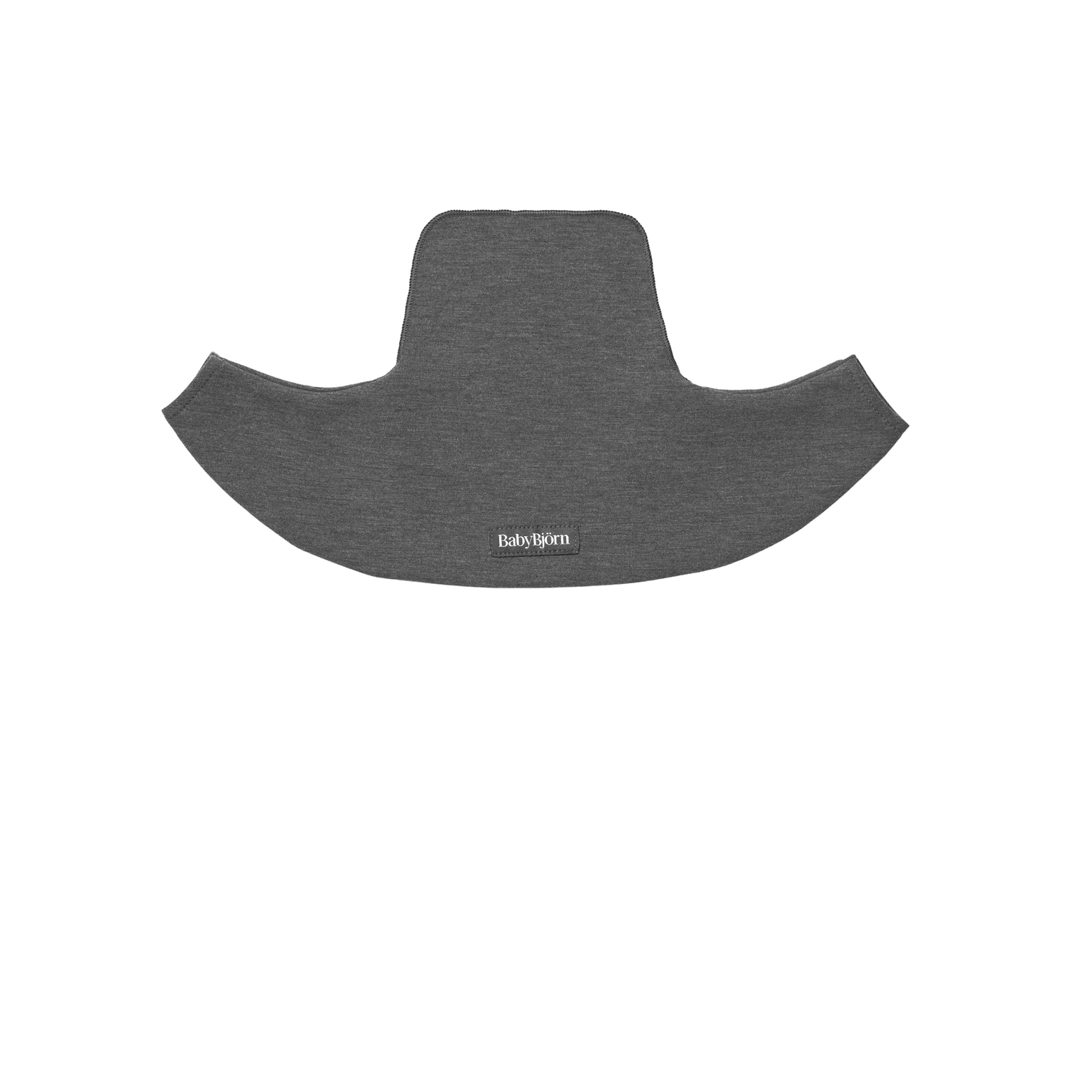 Babero para mochila portabebés de tejido jersey Mini and Move - Gris oscuro