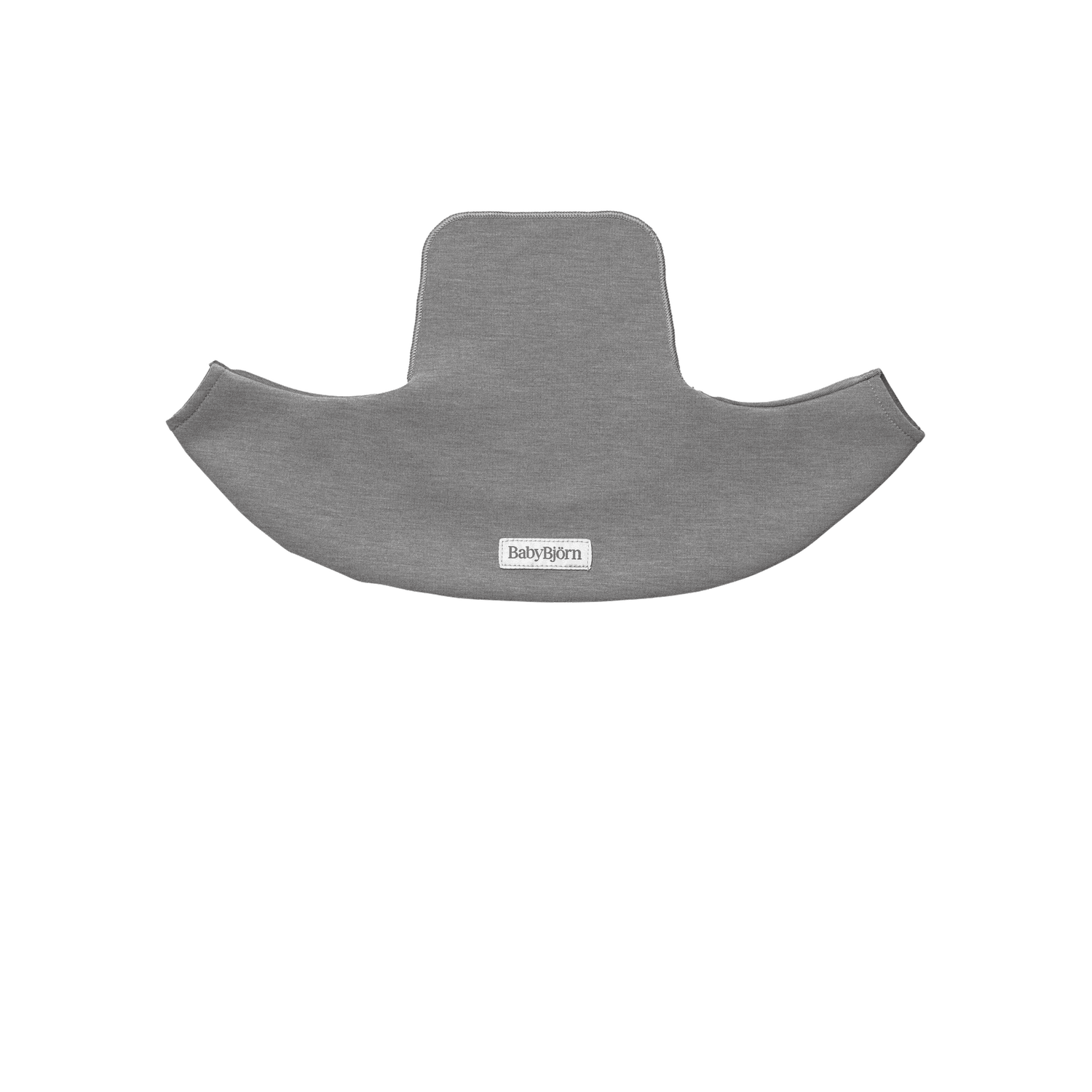 Babybjörn Unisex Infant Light Grey Jersey Bib For Baby Carrier Mini And Move