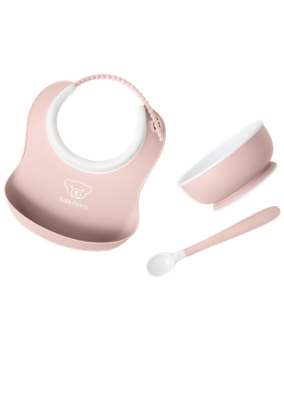 Baby Feeding set in Powder pink - BabyBjörn