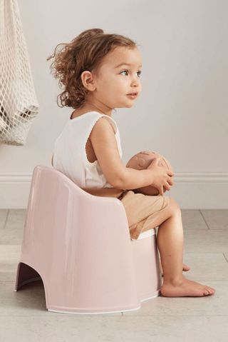 Potty Chair Powder pink/White 