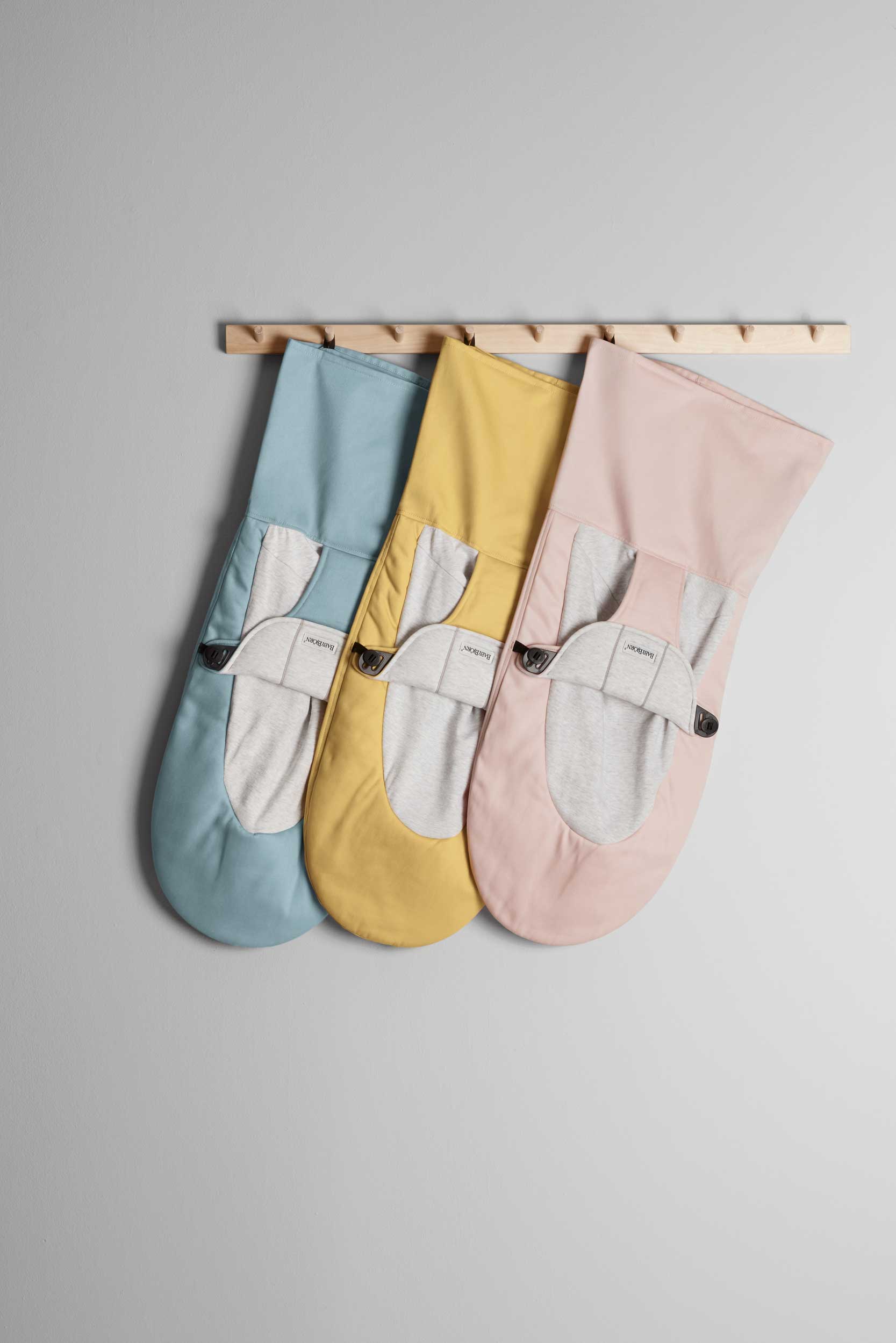 Housse 100% Coton Doux Pour Transat BabyBjörn Balance Soft & Bliss – Gris Clair, Lavable En Machine, Confort Bébé