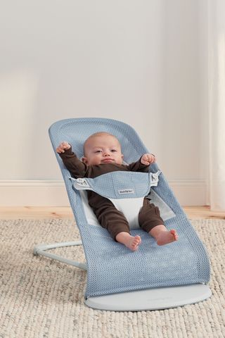 Transat Balance Soft Coton/Jersey Gris de BabyBjörn, BabyBjörn