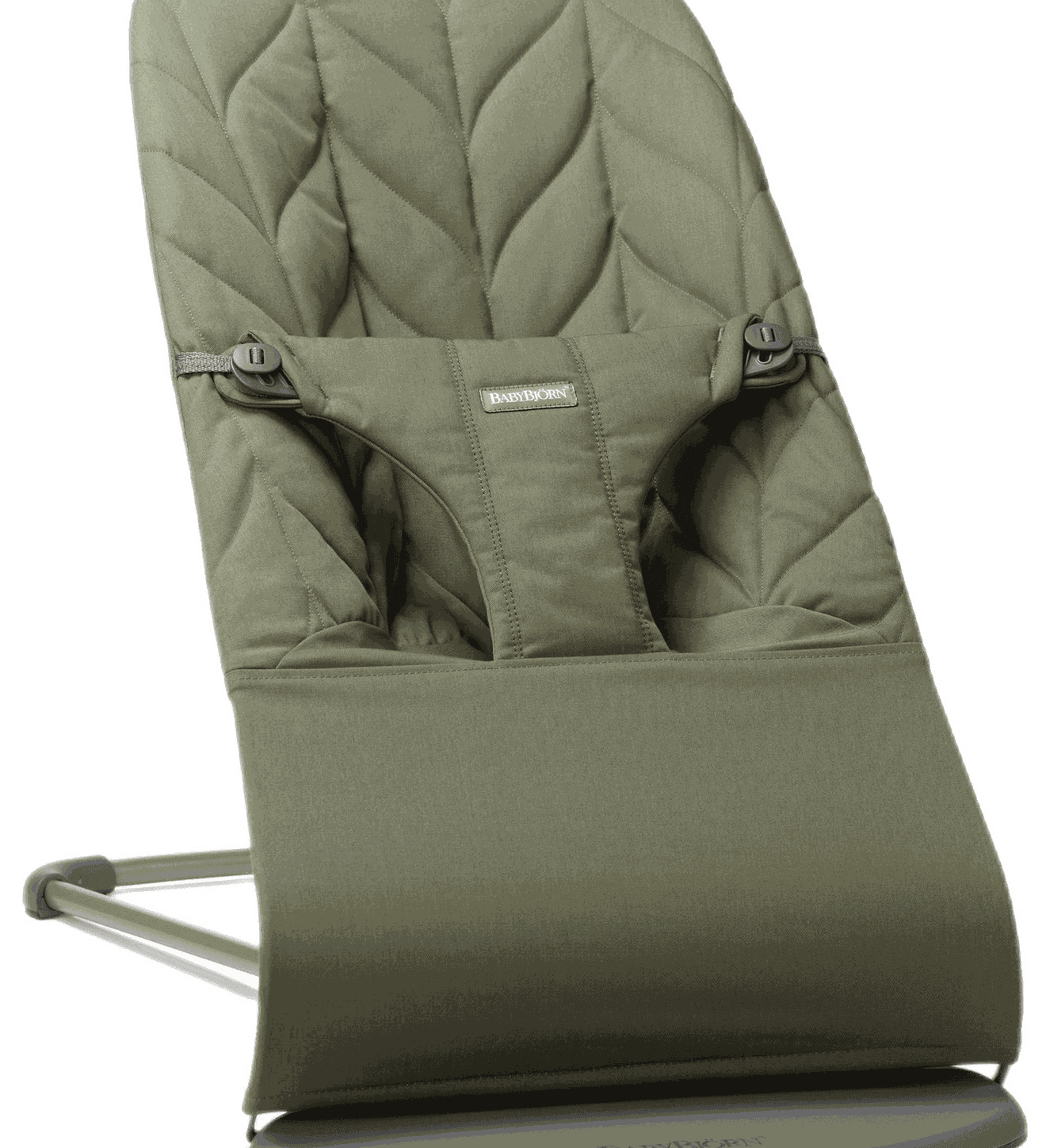 Transat Bliss - Vert foncé / Tissé, matelassage Pétale / Gris foncé (BabyBjörn) - Image 1