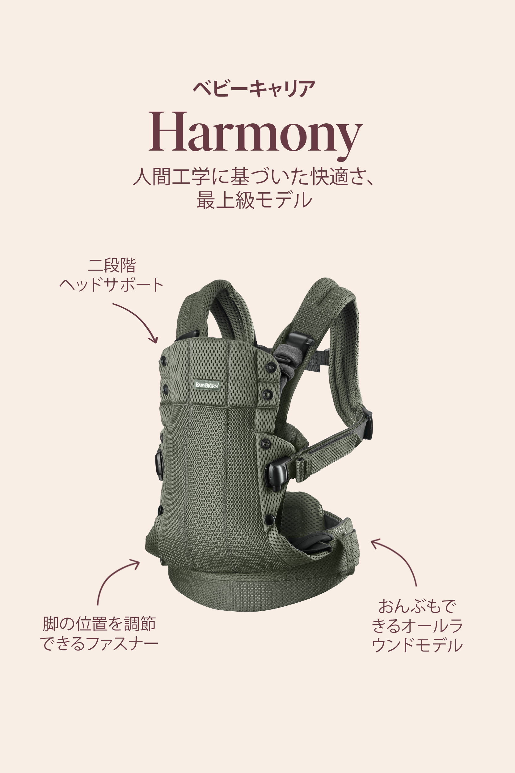 公式】ベビーキャリア HARMONY｜ベビービョルンの抱っこ紐 | BabyBjörn