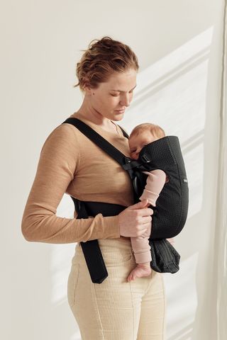 Baby Carrier Mini Black 3d Mesh