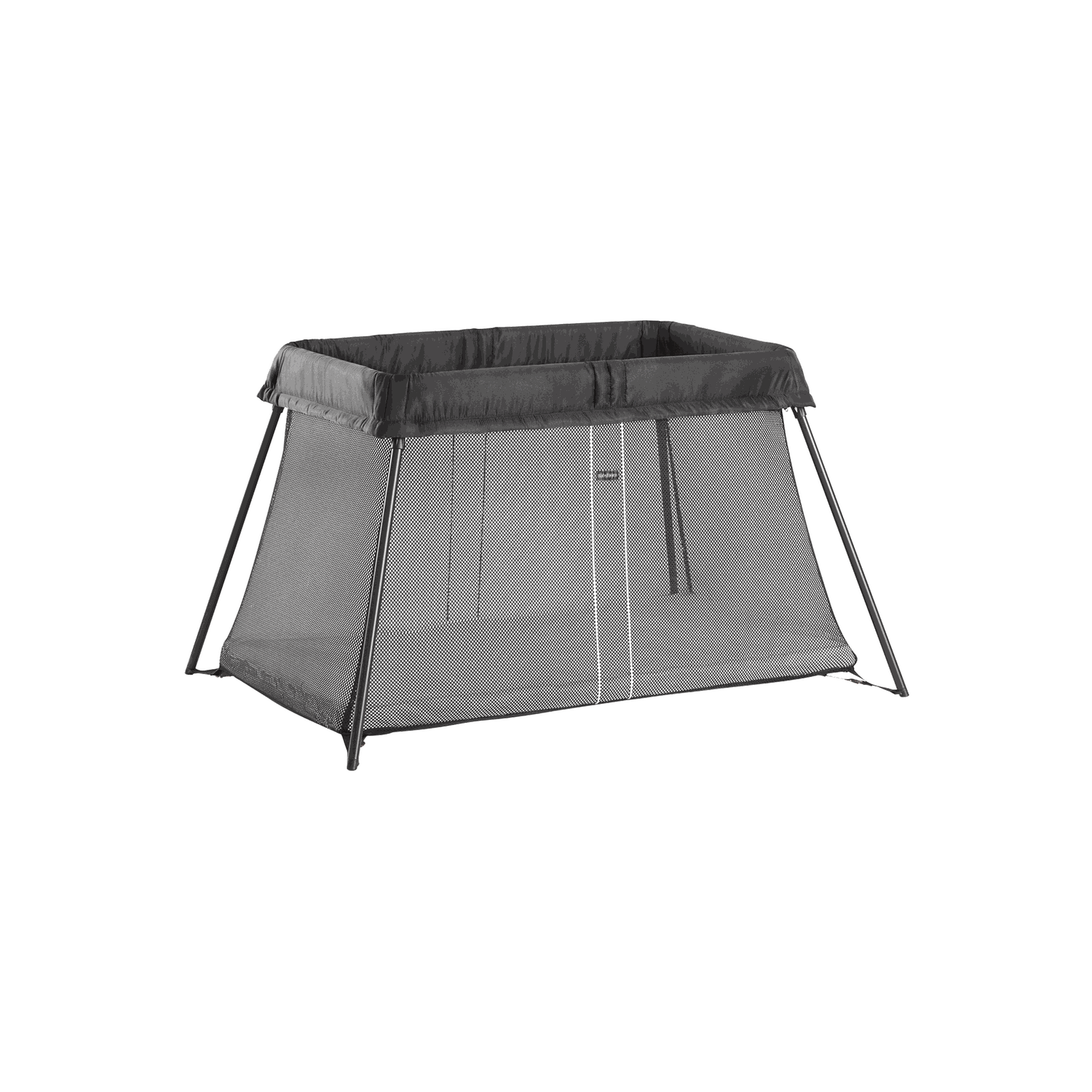 BabyBjorn Travel Cot Light - Black - No Fitted Sheet