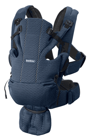 Baby Carrier Free in Navy Blue 3D Mesh - BabyBjörn