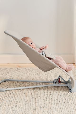 BabyBjörn - Espreguiçadeira Bliss - Mesh - Grey Beige - Sítio do Bebé