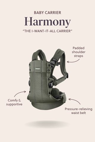 Baby Carrier Harmony in Dark green 3D Mesh - BabyBjörn