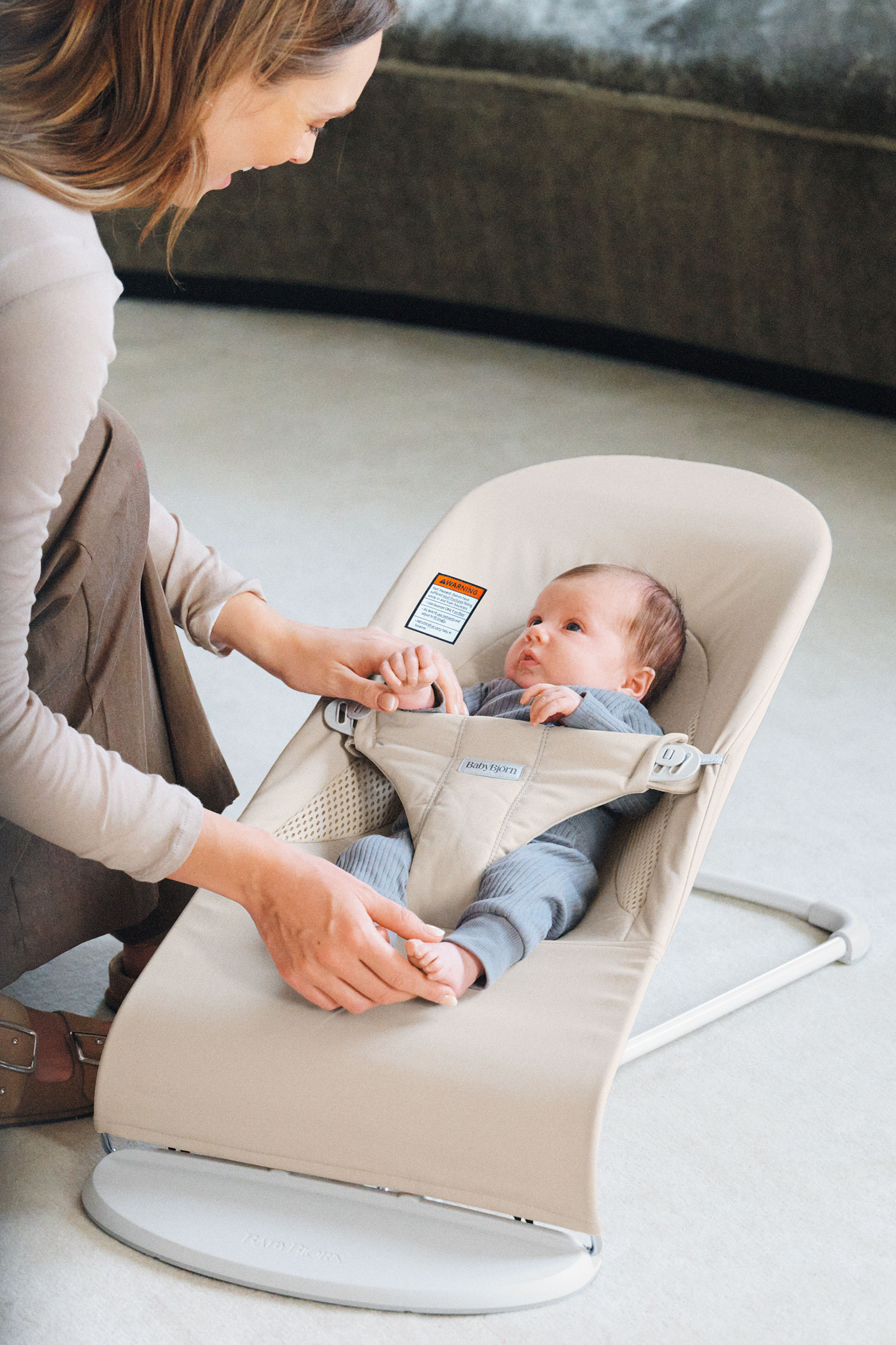 BABYBJÖRN バウンサー 2台セット ベージュ Bouncer Bliss & Balance Soft with matching toy | BabyBjörn