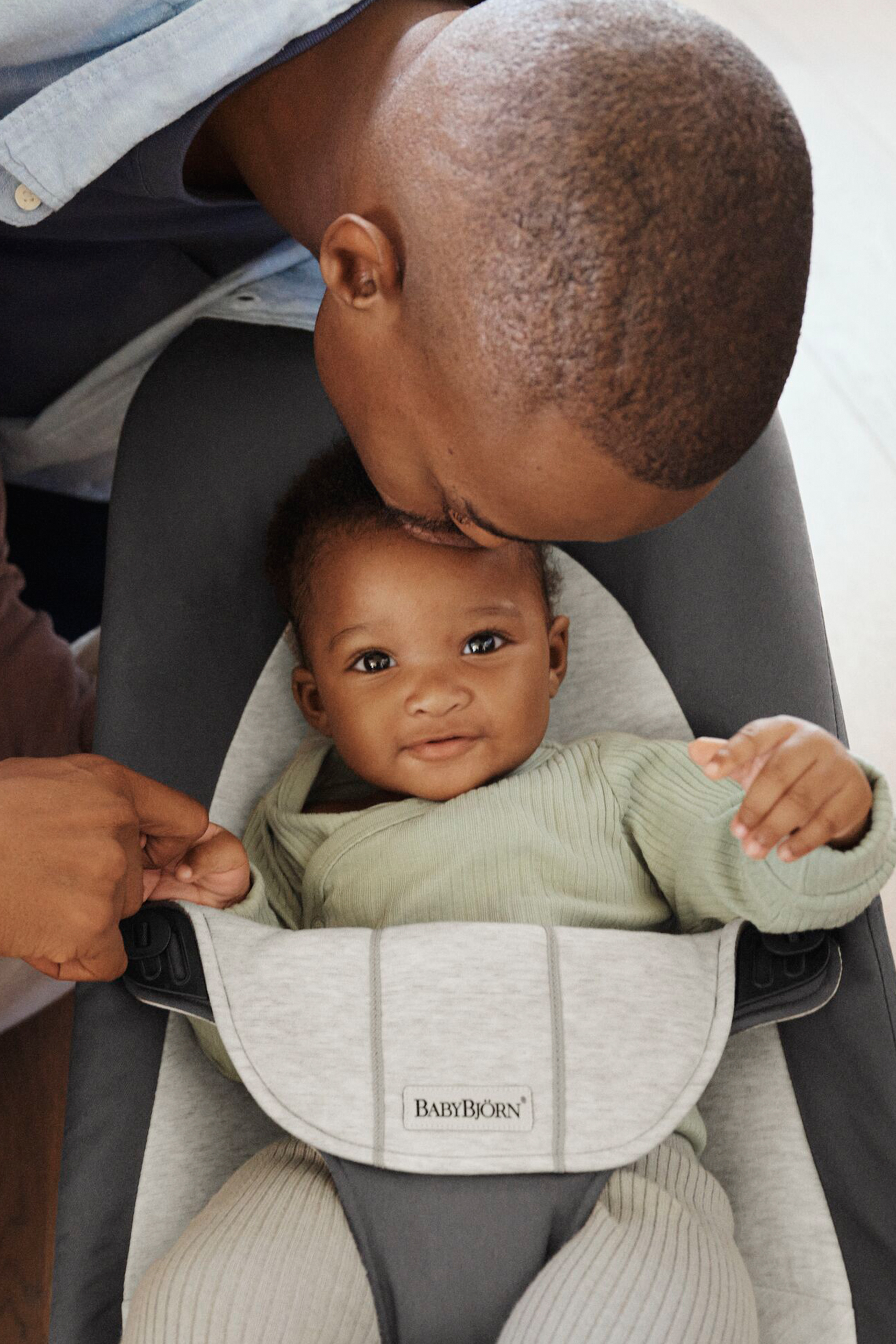 Transat Balance Soft - Gris foncé/Gris / Tissé/Jersey / Noir (BabyBjörn) - Image 11