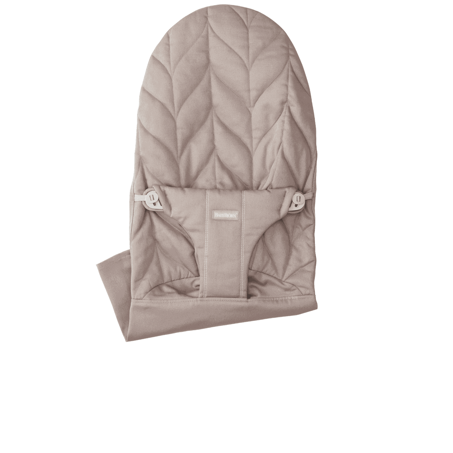 Extra Tygsits till Babysitter Bliss - Sandgrå / Vävd, Bladmönstrad quilt