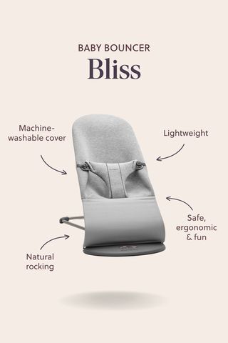 Bouncer Bliss cosy for newborn babies BabyBjorn