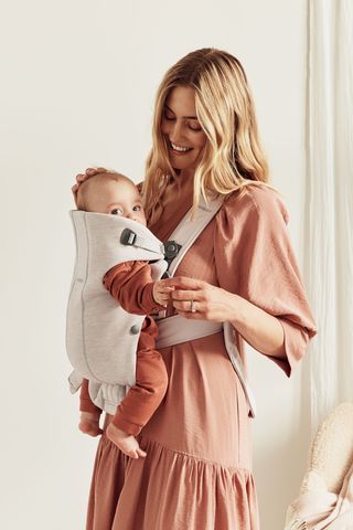 Baby Carrier Mini Light beige - 3D Jersey BabyBjörn