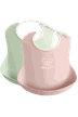 Baby Bib, 2-pack Powder Green/ Powder Pink - BabyBjörn