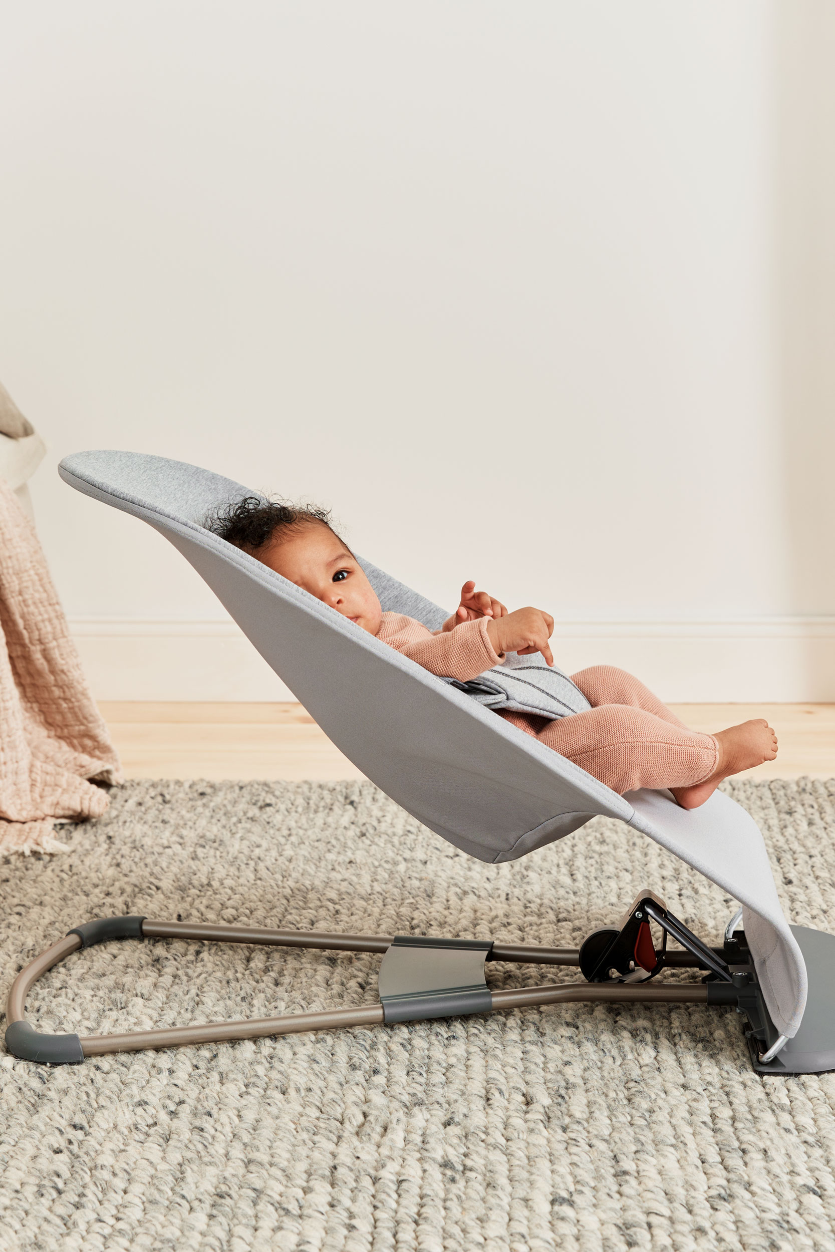 Transat Bliss - Gris clair / Jersey 3D / Gris foncé (BabyBjörn) - Image 5