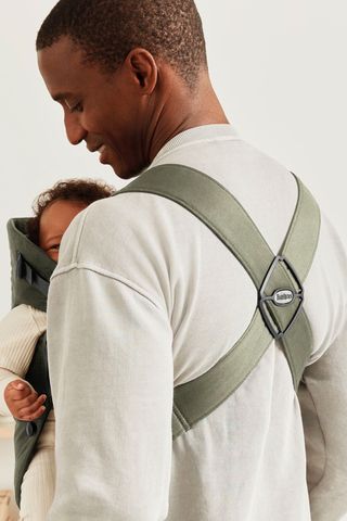 Baby Carrier Mini perfect for a newborn BabyBj rn